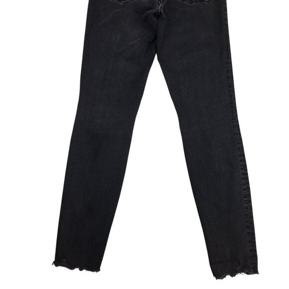 Madewell 9" High-Rise Skinny Jeans Gray Womens 28 Cotton/Polyester Blend - Picture 7 of 13